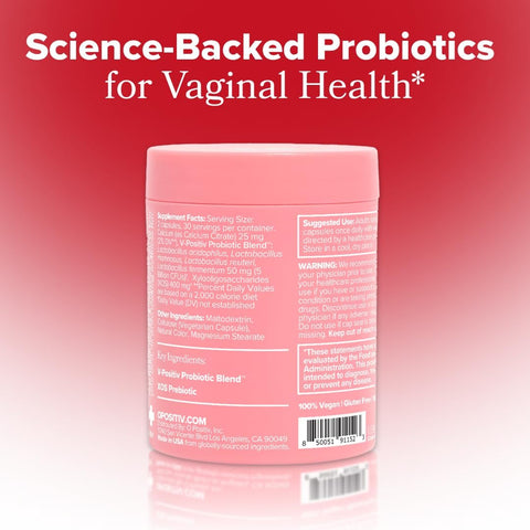 O Positiv URO Vaginal Probiotics 60count