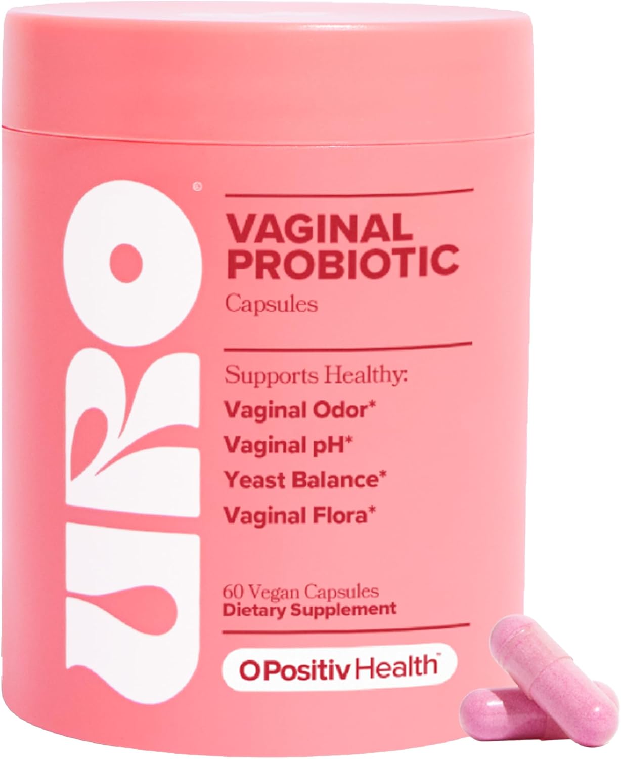 O Positiv URO Vaginal Probiotics 60count