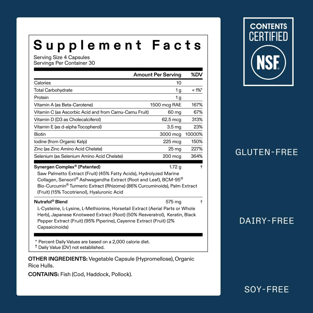 Nutrafol Men's Hair Growth Supplements 120