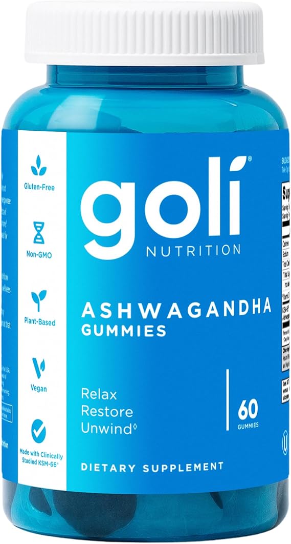 Goli Ashwagandha & Vitamin D Gummy - 60 Count