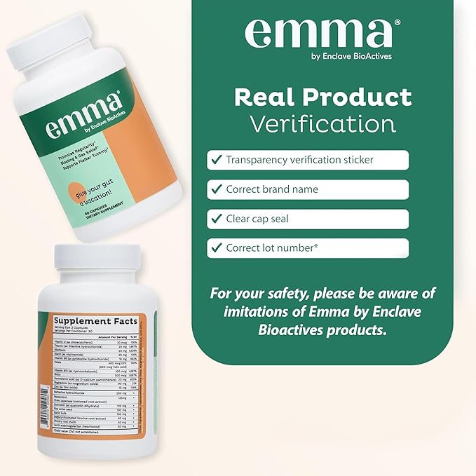 Emma Doctors Endorsed Gut Health - 60 Caps