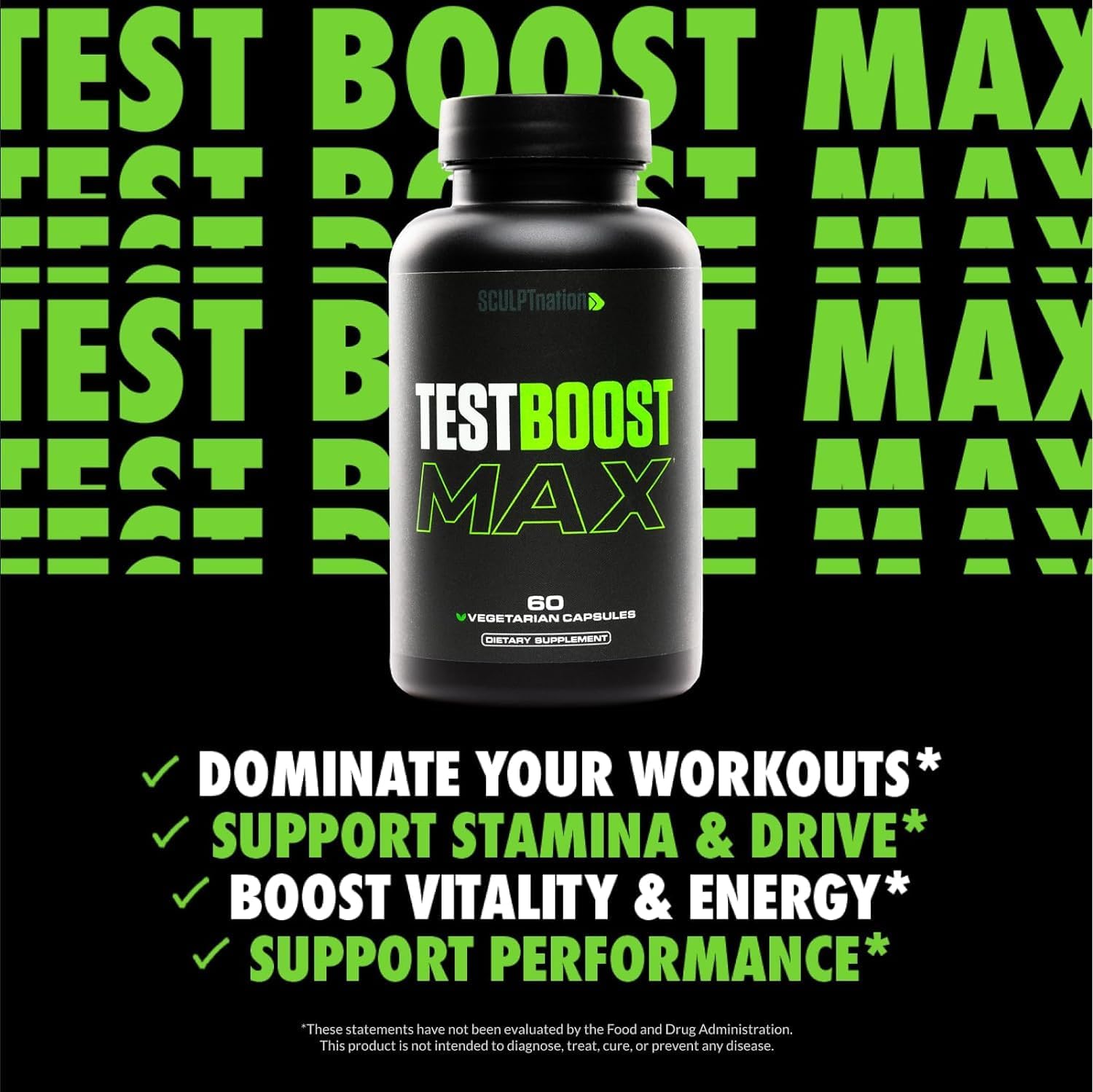 Sculpt Nation by V Shred Test Boost Max 60count