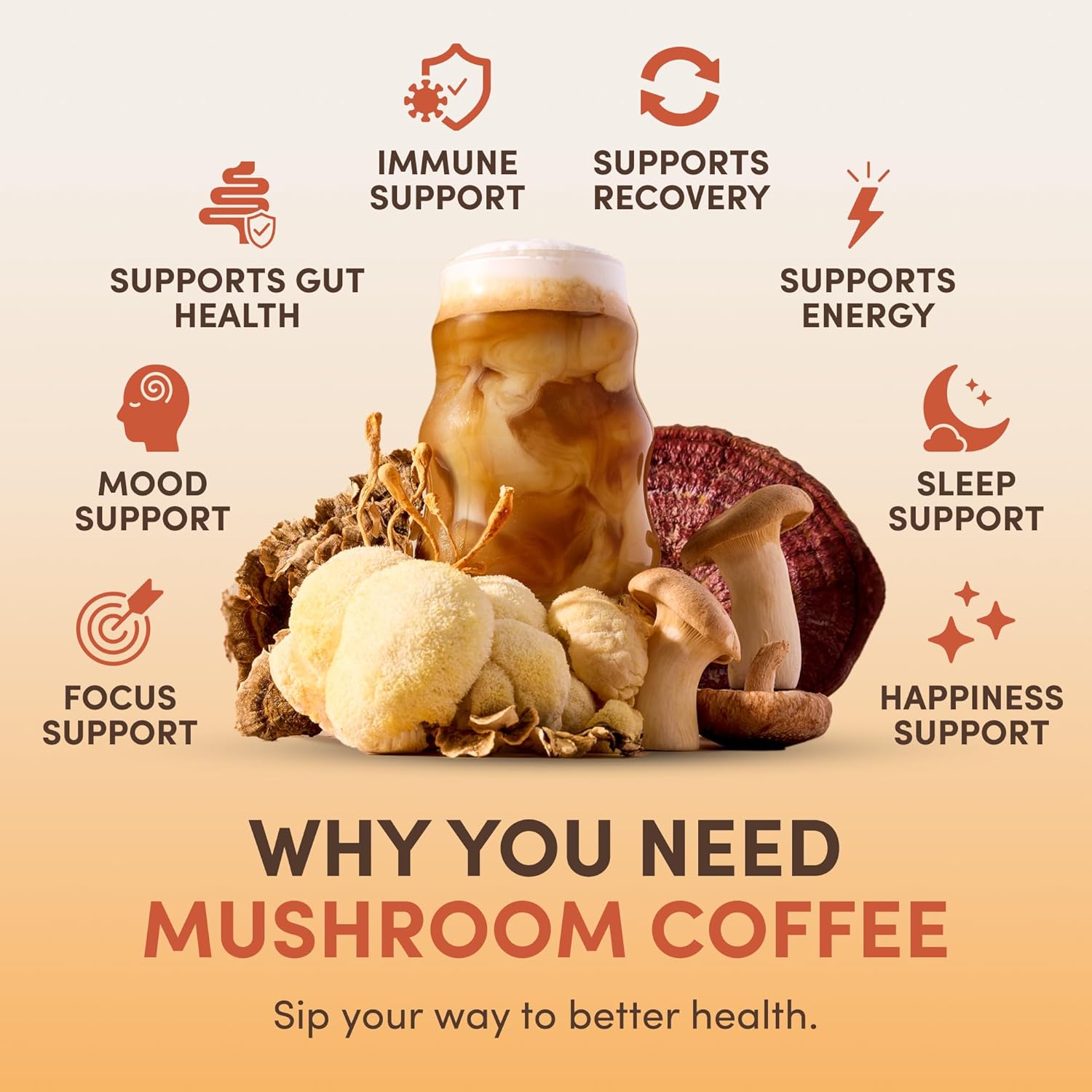 RYZE SUPERFOODS Mushroom Coffee 30servings
