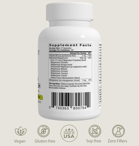 BIOptimizers Magnesium Breakthrough Complex Supplement 60count