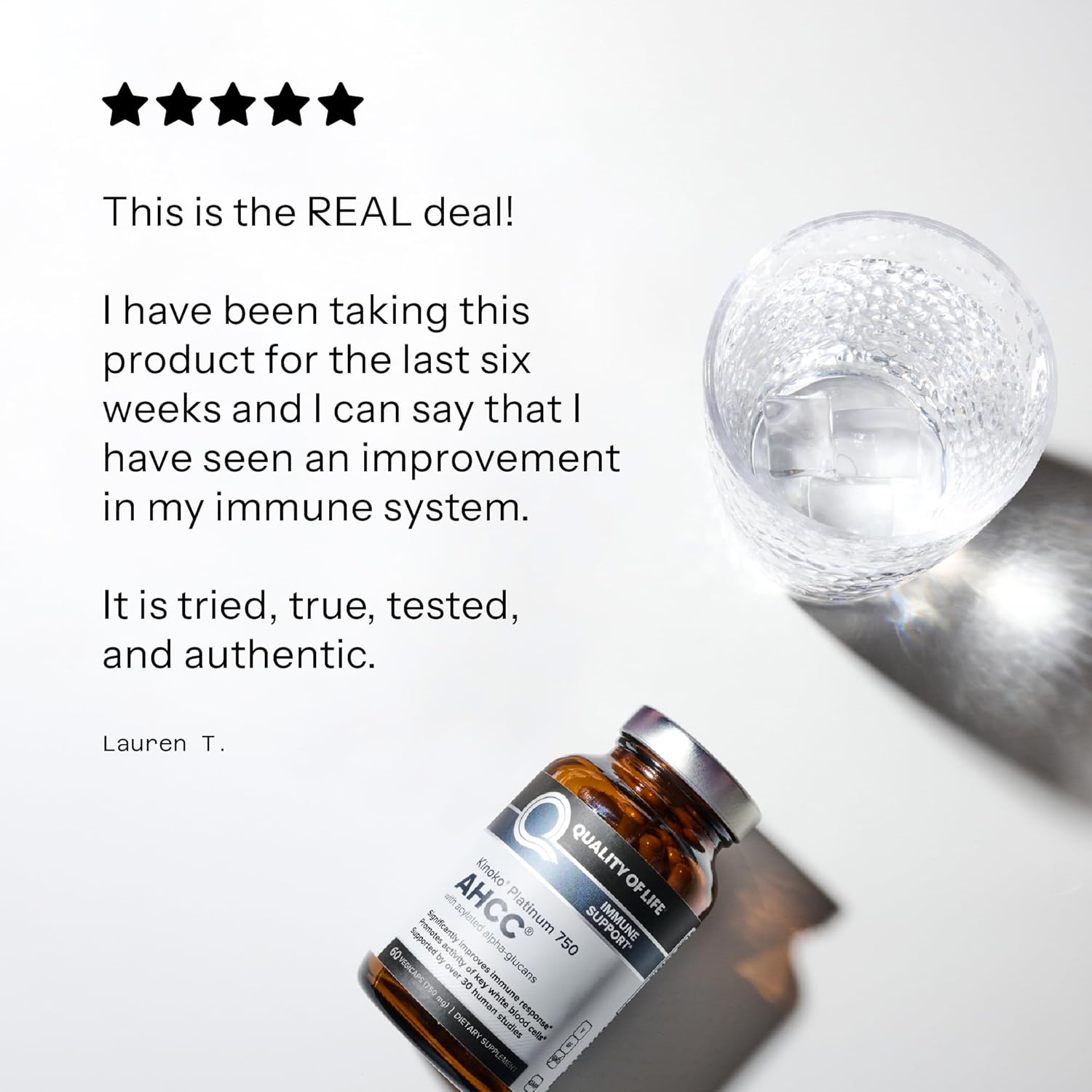 Quality of Life Premium Kinoko Platinum AHCC 60count