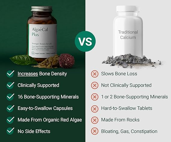 ALGEACal PLUS Organic Red Algae Calcium Supplement 120