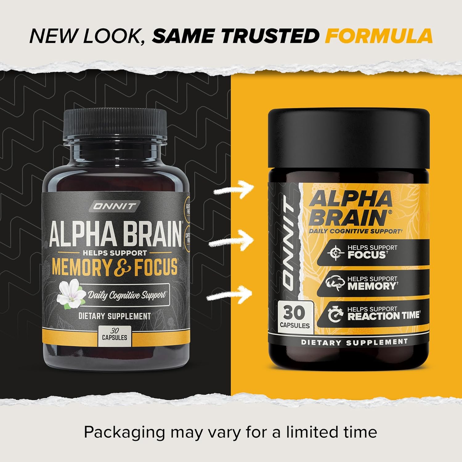 ONNIT Alpha Brain Nootropic Brain Supplement 90