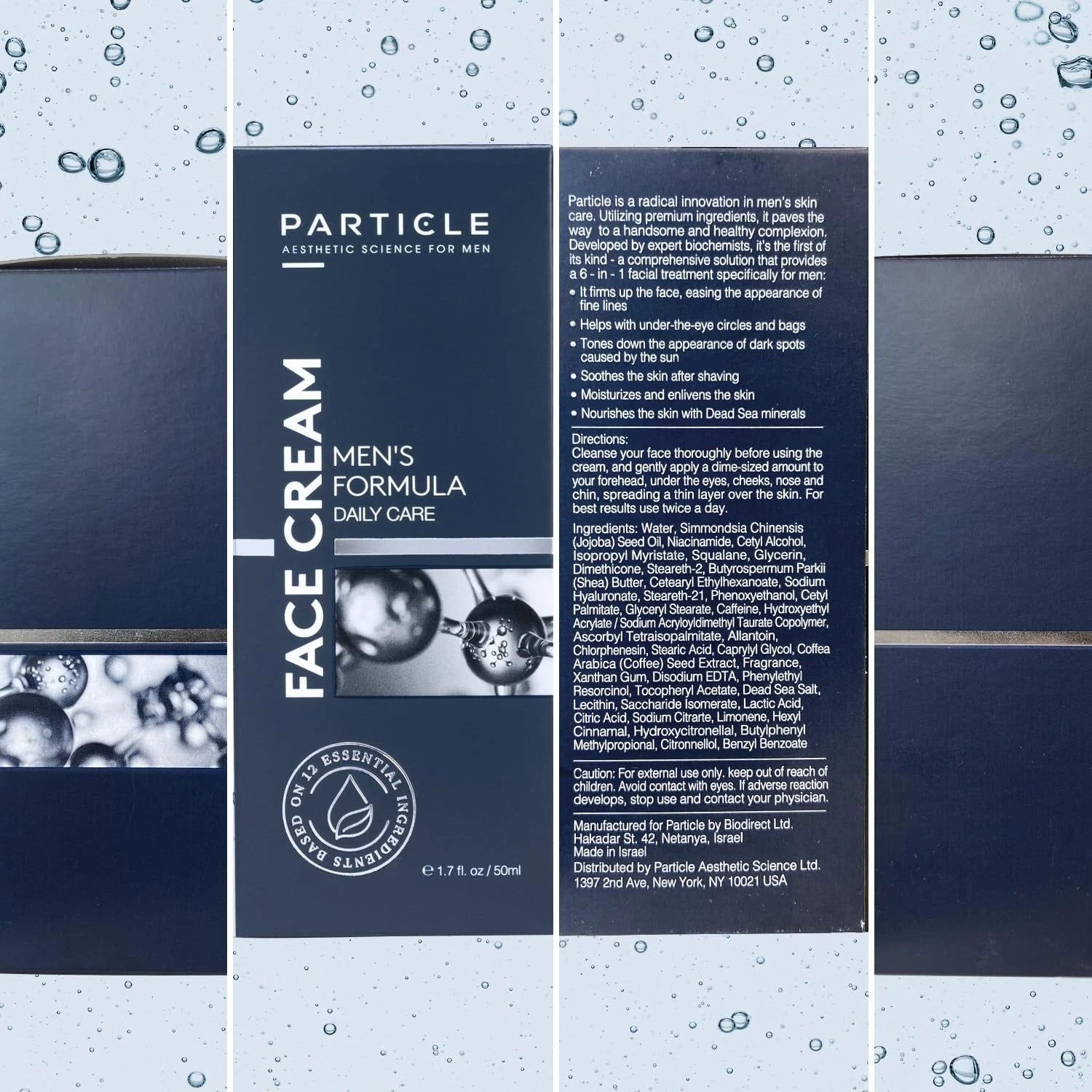 Particle 6-in-1 Men’s Face Cream | Hydrating Moisturizer with Vitamin C & Hyaluronic Acid