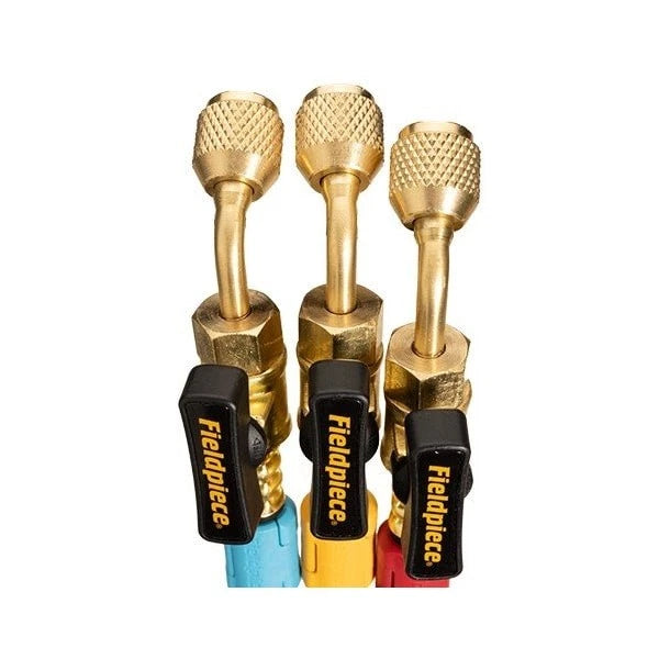 Fieldpiece Hr3bm Hose Set, 5 Ft L, Black, 800 Psi